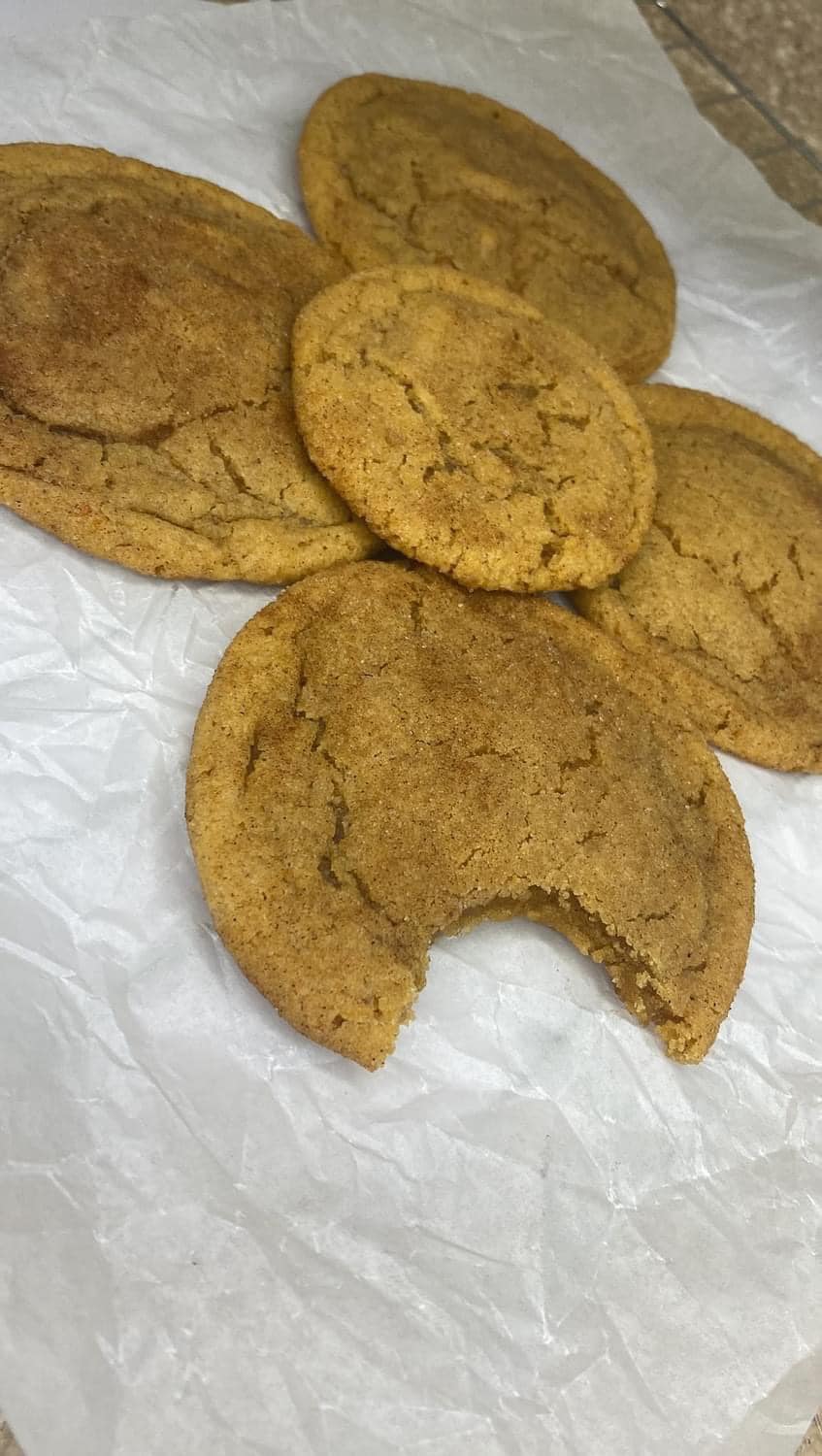 Brown Butter Sweet Potato Snickerdoodles