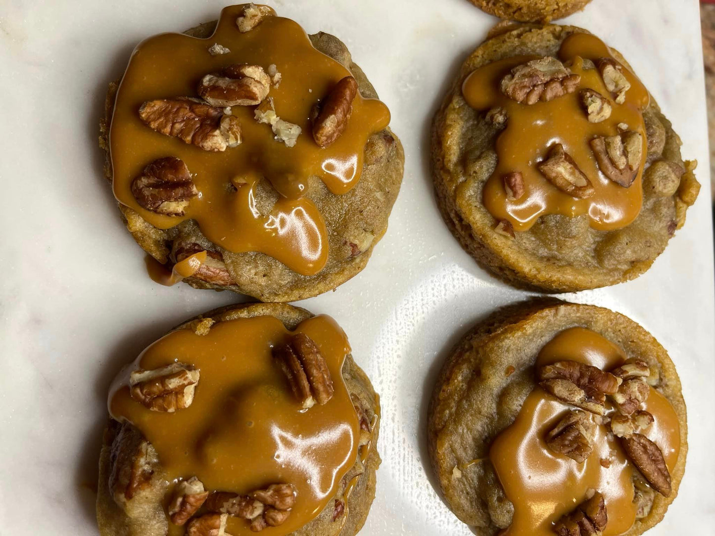 Caramel Pecan Cookies